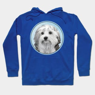 Lowchen Painting - Cute Original Dog Art Hoodie